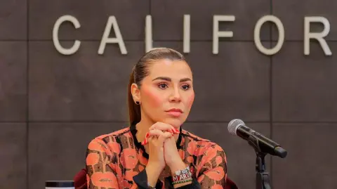 Marina del Pilar Ávila, gobernadora de Baja California.