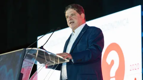 Jaime Herrera Casso, presidente de Canaco Monterrey.