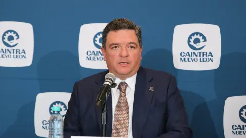 Jorge H. Santos Reyna, presidente de Caintra Nuevo León.