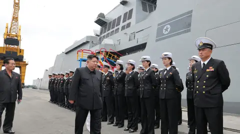 Kim Jong Un, líder de Corea del Norte.