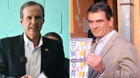 Jorge Quiroga y Rodrigo Paz.