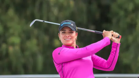 Gaby López, golfista.