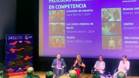 Presentación del 24° Festival de Cine Alemán en México.