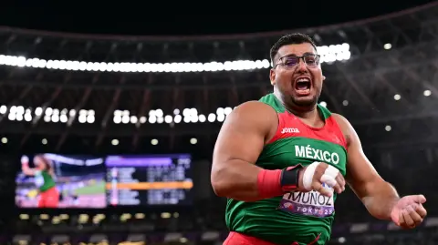 Uziel Muñoz reacciona después de un intento en la final.