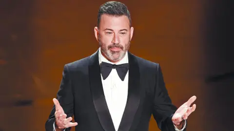 El comediante Jimmy Kimmel durante la entrega de los premios Óscar, en Los Ángeles, California, en marzo pasado.