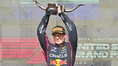 Max Verstappen de la escudería Red Bull's.
