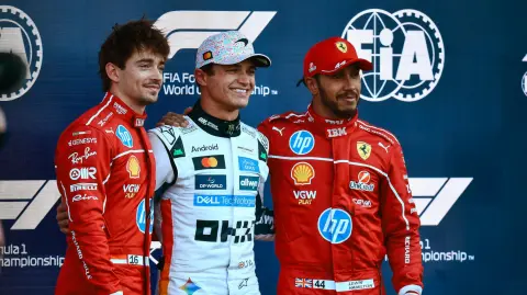 Formula 1: Lando Norris (centro).