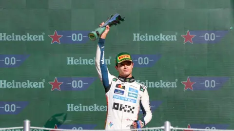 Lando Norris, ganador del GP de la CDMX.