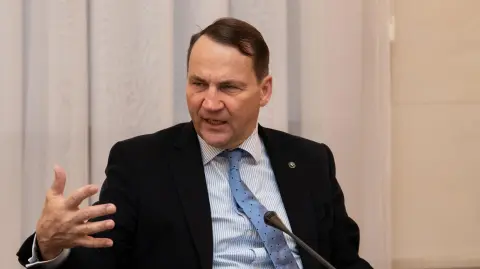 El ministro de Exteriores polaco Radoslaw Sikorski