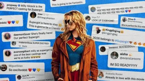 Promocional de Supergirl.