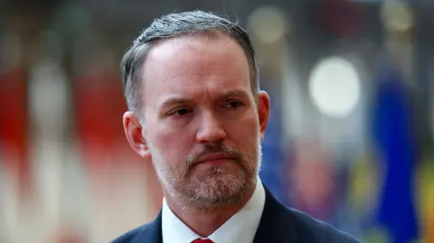 U.S. Trade Representative Jamieson Greer on the day he attends a working lunch with EU ministers responsible for trade, in Brussels, Belgium, November 24, 2025. REUTERS/Piroschka van de Wouw