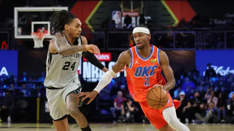 Shai Gilgeous-Alexander No. 2 del Oklahoma City Thunder.