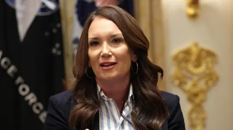WASHINGTON, DC - DECEMBER 08: U.S. Agriculture Secretary Brooke Rollins delivers remarks during a roundtable discussion with farmers hosted by U.S. President Donald Trump Cabinet Room of the White House on December 08, 2025 in Washington, DC. President Trump is expected to announce a $12 billion farm aid package, which includes one-time payments to those affected by the administrations trade policies.   Alex Wong/Getty Images/AFP (Photo by ALEX WONG / GETTY IMAGES NORTH AMERICA / Getty Images via AFP)