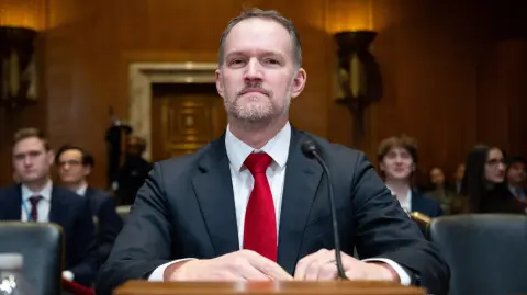 US Trade Representative Jamieson Greer testifies during a US Senate Appropriations Subcommittee on Commerce, Justice, Science, and Related Agencies hearing on 2026 funding priorities, on Capitol Hill in Washington, DC, December 9, 2025. (Photo by SAUL LOEB / AFP)
