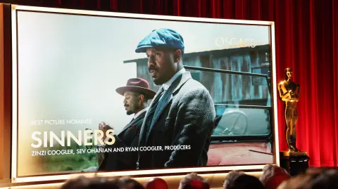 Los nominados a Mejor Película "Sinners" durante el anuncio de nominaciones a los 98.º Premios de la Academia.