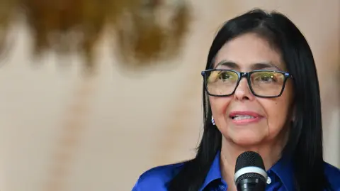 Delcy Rodríguez, presidenta encargada de Venezuela.