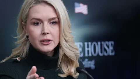 Karoline Leavitt, portavoz de la Casa Blanca.