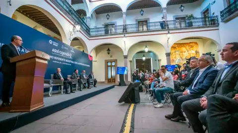 Anuncioi de modernización y ampliación de la planta de Pilgrim's Pride en Querétaro.