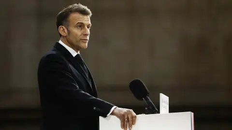 Emmanuel Macron, presidente de Francia.