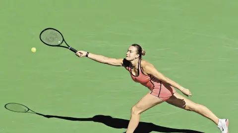 Aryna Sabalenka, tenista.