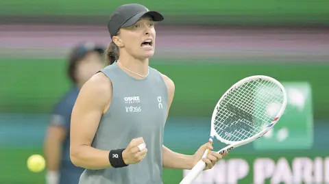 Iga Swiatek, tenista.