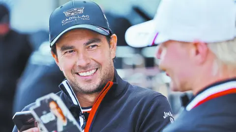 Sergio Perez en el Grand Prix de China