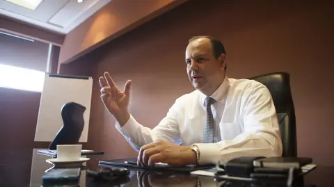 GUSTAVO DE HOYOS - GUSTAVO DE HOYOS, PRESIDENTE DE LA COPARMEX. FOTO: NATALIA GAIA.