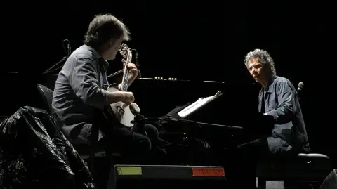Bela Fleck y Chick Corea. Foto EE: Antonio Becerril. 