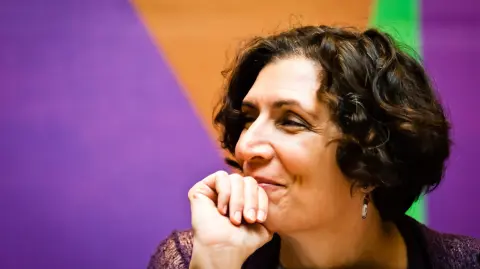 Alma Guillermoprieto, en la Feria del Libro de Guadalajara, en 2011. Foto: FIL Guadalajara