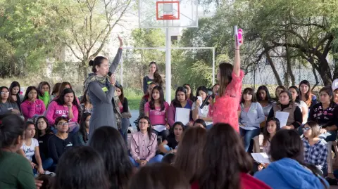Taller de Reto4Mil para adolescentes.  Foto: Cortesía
