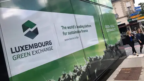 La Bolsa de Valores de Luxemburgo tiene el Luxembourg Green Exchange, donde figuran la mitad de los bonos verdes del planeta. Foto : Press