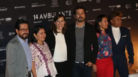 CIUDAD DE MÃ‰XICO, 13FEBRERO2019.- Con la presencia del actor Diego Luna se presentÃ³ la Gira de Documentales Ambulante que celebrarÃ¡ su 14 ediciÃ³n del 21 de febrero al 6 de mayo, el festival contarÃ¡ con 138 pelÃculas de 20 paÃses, el tema de este aÃ±o en Ambulantes es la ilusiÃ³n Ã³ptica, asÃ lo seÃ±alÃ³ Paulina SuÃ¡rez, directora de la gira. FOTO: MOISÃ‰S PABLO /CUARTOSCURO.COM