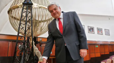 Ernesto Prieto Ortega, director de la Lotería Nacional. Foto EE: Hugo Salazar