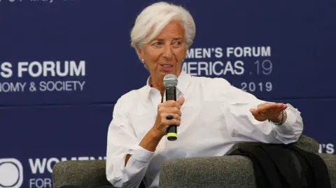 Chirstine Lagarde, directora jefe del Fondo Monetario Internacional. Foto EE: Daniel Sánchez