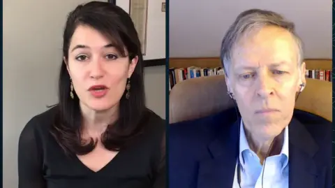 Rachel Bovard, directora senior de Política del Conservative Partnership Institute, y Robert Atkinson, fundador y presidente de la Information Technology and Innovation Foundation, conversaron sobre las ventajas y desventajas de someter a las grandes tecnológicas a sanciones y regulaciones que les impidan llevar a cabo prácticas anticompetitivas. Foto: Especial