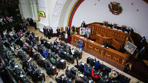 Sesión extraordinaria para la elección de rectores del CNE en Caracas, Venezuela. Foto: Reuters