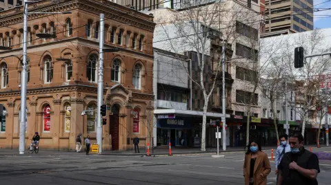 Los más de cinco millones de habitantes de Sídney, Australia, pasaron 106 días de cierre para contener los contagios del coronavirus. Foto: Reuters