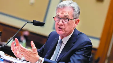 Federal Reserve Chair Powell testifies on Capitol Hill in Washington