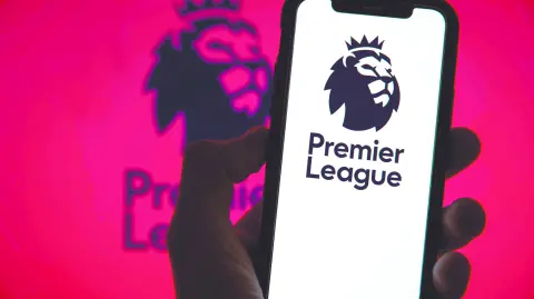 London,,Uk,-,May,2021:,Premier,League,Football,Logo,On