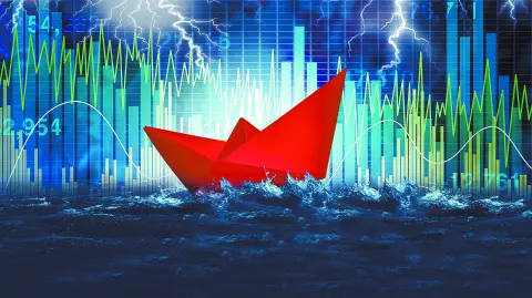 Financial,Risk,And,Investment,Danger,As,Stock,Market,Turbulence,Crisis