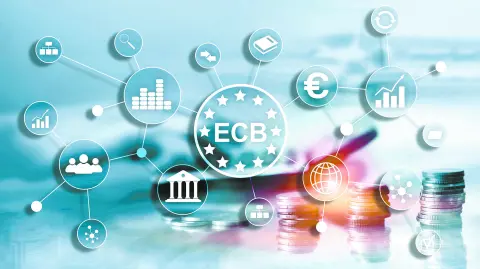 Ecb,European,Central,Bank,Business,Finance,Concept.