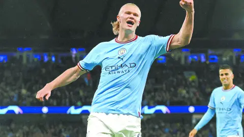 Haaland seguirá acaparando los titulares y a sus 21 años fue el máximo goleador del City