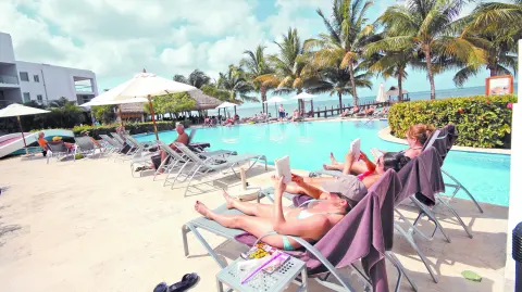 COZUMEL, QUINTANA ROO, 22FEBRERO2013.- Aspectos del hotel Aura Cozumel en donde el tenista español Rafael Nadal presentó su nueva faceta como empresario hotelero.FOTO: CSPHOTO / CUARTOSCURO.COM