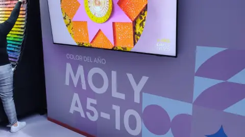 Comex presentó las tendencias del color durante este 2023. Foto: Patricia Ortega