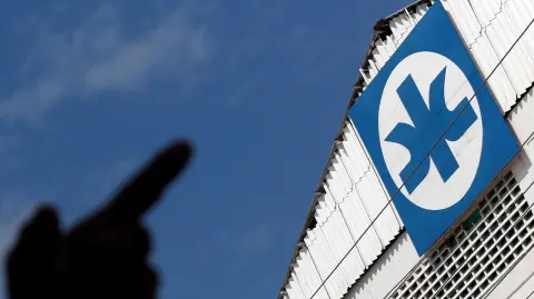 The logo of Kimberly-Clark is seen in Maracay, Venezuela, July 10, 2016. REUTERS/Carlos Jasso