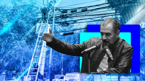 Francisco Hernández Juárez es desde hace 45 años el líder del Sindicato de Telefonistas de la República Mexicana. Ilustración: Nayelly Tenorio.