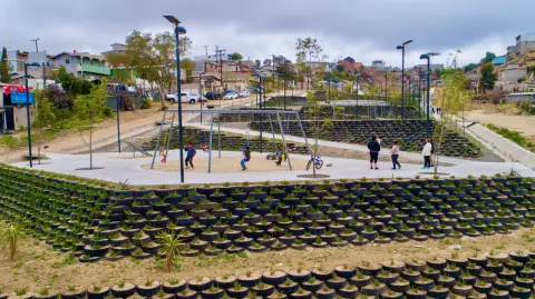 La Sedatu ha impulsado proyectos en zonas de alta marginación. Parque Xicoténcatl en Coyoacán. Foto: Cortesía.