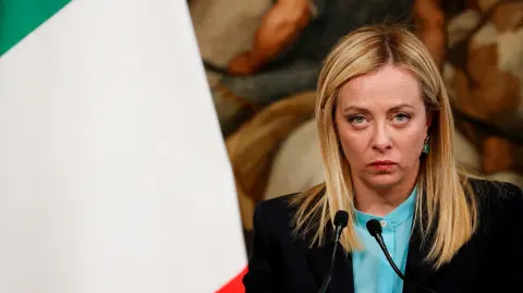 Georgia Meloni, primera ministra de Italia. Foto: Reuters