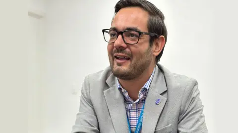 Antonio Benavides, coordinador de AccioNNAr en la OIT. Foto EE: Blanca Juárez