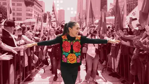 Claudia Sheinbaum Pardo será la coordinadora de los Comités de Defensa de la Cuarta Transformación. Ilustración EE: Nayelly Tenorio